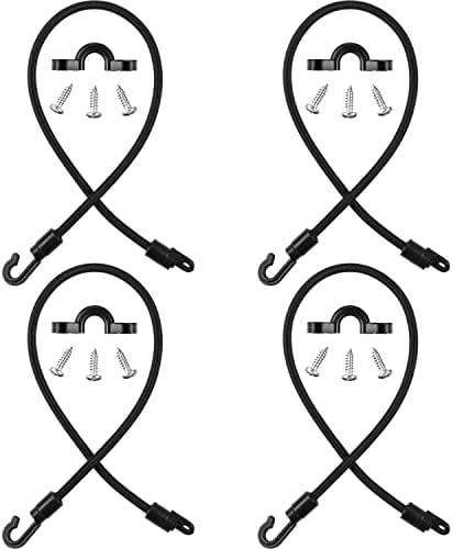 Sumind 4 Pcs Rod Strap Holder Deck Mount for Boat Rod,12 Inch by Sumind