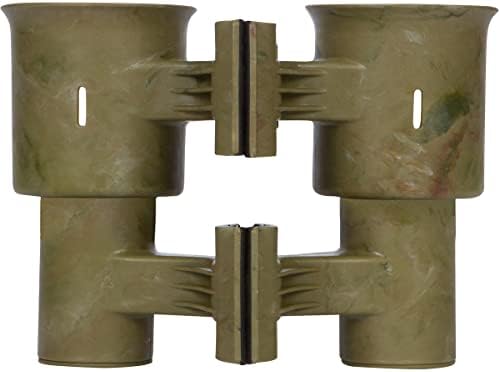 ROBOCUP, (Camo), Patented Boat Cup Holder, Clamp on Portable Storage Caddy Securely Holds 2 Drinks, Fishing Poles, Tools, Marine Gear | Perfect for Boating, Beach Umbrellas, Golf Carts - Image 3