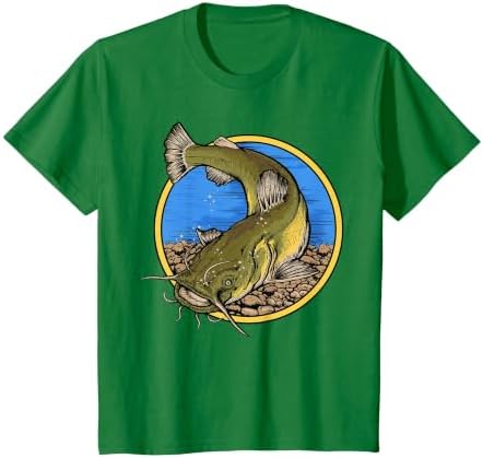 Flathead Catfish Fishing T-Shirt by Hunting+%26+Fishing+Merch