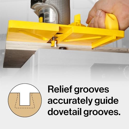 MICROJIG MatchFit Grid Router Guide Kit, Woodworking Precision Tools for Dovetail Track, Easy Setup, Self-Indexing Design, for 1/4 - Image 5