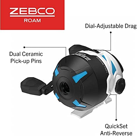 Zebco Roam Spincast Reel and Fishing Rod Combo - Image 5