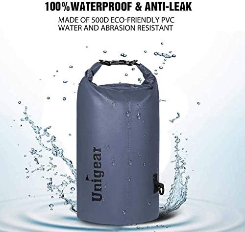 Unigear Floating Waterproof Dry Bag for Kayaking, 2L/5L/10L/20L/30L/40L - Image 3