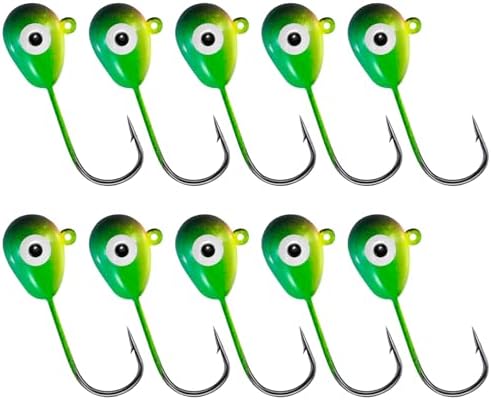 Alwonder 10-Pack Floating Jig Heads Fishing Floats Jigs Lures High-Ball Floater Hook, Surf Fishing Trolling Rockfishing Pompano Rigs Floats for Bass, Walleye, Panfish, Perch, Trout, Redfish by Alwonder