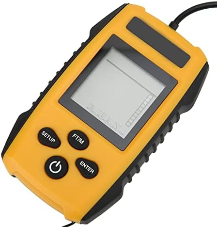 Garosa Wired Fish Finder Depth Finder, Portable HD LCD Sonar Detection with 328ft Depth Range Backlight Display Included Transducer for Kayak Boat ABS 1 Pack - Image 5