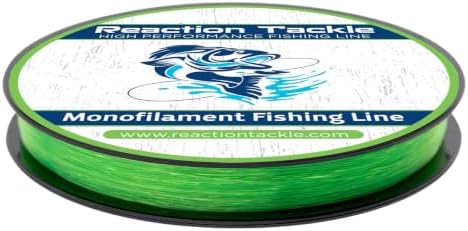 Reaction Tackle Monofilament Fishing Line, Pro Grade Nylon Mono Line by ReactionTackle