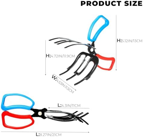 Fish Claw Gripper, Fishing Pliers Gripper, Metal Fish Control Clamp Claw, Fish Culling System Fish Gripper, Control Forceps for Catch Fish (3 Claw) - Image 2