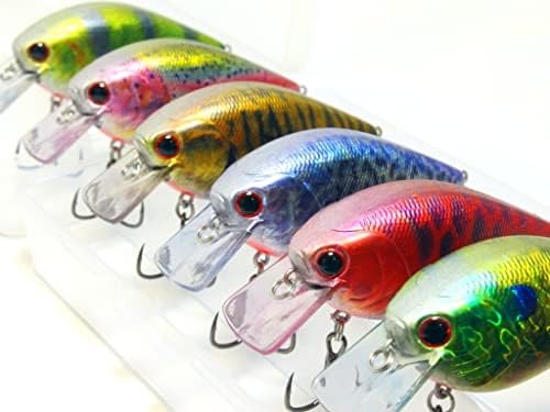 Minnow Crankbait for Bass Fishing Bass Lure Jerkbait Fishing Lures and Tackle Box by wLure