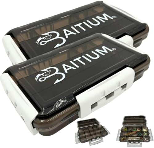 Baitium XTRAseal Waterproof Fishing Tackle Box Organizer, Tackle Boxes With Dividers, Tacklebox for Fishing, 3600 3700 Tackle Tray, Fishing Gear by Baitium