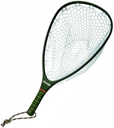 Aventik Fly Floating Fishing Net Carbon Fiber Landing Trout Net Light Weight Clear Rubber Ghost Net Catch & Release by AVENTIK