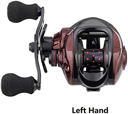 FISHDROPS Baitcaster Reels, 9+1BB, CNC Aluminum Spool, Magnetic Brake System Bait Caster Reel High Speed Gear Ratio 7.0:1 Ultra Smooth Low Profile Baitcasting Fishing Reel - Image 5
