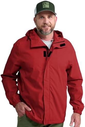 HUK - Men's Storm Jacket, Heavy Duty Fishing Rain Coat by HUK