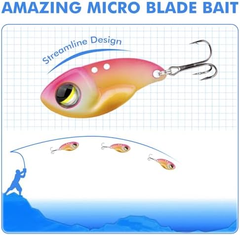 TRUSCEND Metal Fishing Jigs Lures with Hand-Polished, Colorfully Reflective Lead Fishing Spoons Glow Hard Swimbaits for Bass, Walleye, Trout, Salmon, Freshwater & Saltwater Fishing Gear Gifts for Men - Image 4
