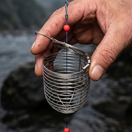 10pcs Fishing Bait Trap Cage Feeder, Baits Cage Basket Holder Coarse Lure Feeder Fishing Tackle Kit - Image 5