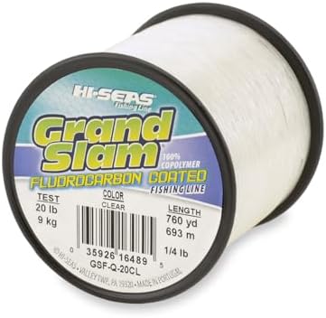 HI-SEAS Grand Slam Fluorocarbon Coated Fishing Line by Hi-Seas