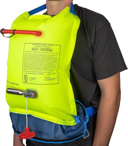 BLUESTORM Cirro 16 Manual Inflatable Belt Pack for Adults | US Coast Guard (USCG) Approved Life Jacket Waist Belt PFD for SUP Paddleboarding, Fishing & Kayaking - Image 6