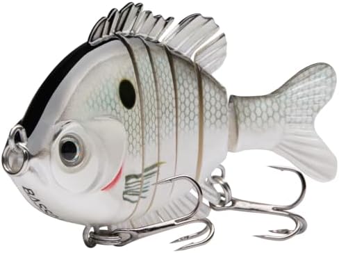 BASSDASH SwimPanfish Multi Jointed Bluegill Bass Fishing Lure Swimbaits by Bassdash