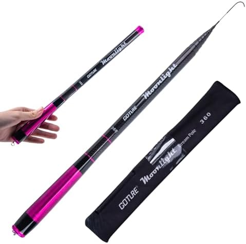 Goture Telescopic Tenkara Fishing RodPortable Hand Fishing Poles 12-24Ft by Goture