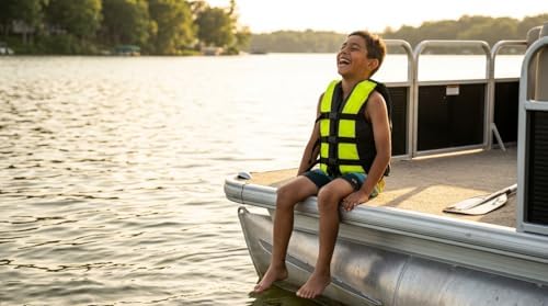 Hardcore Life Jacket Paddle Vest; Coast Guard Approved Type III PFD Life Vest Flotation Device; Jet ski, Wakeboard, Kayak; Ideal Extra Life Jacket for Your Pontoon Boat - Image 5