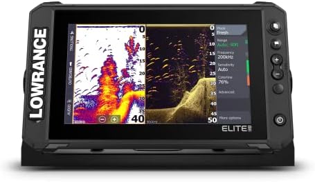 Lowrance Elite FS Fish Finder/Chartplotter, 7-12 Inch, C-MAP Charts by Lowrance