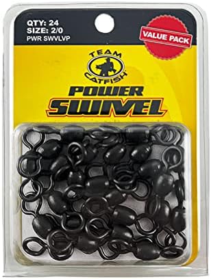 Team Catfish 2/0 Power Swivels for Catfish Rigs by TeamCatfish