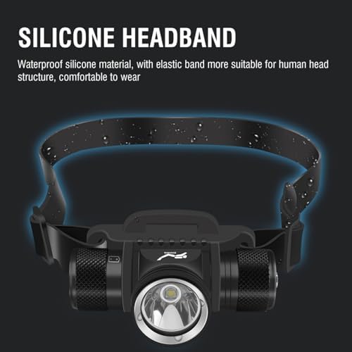 WINDFIRE HP900 Scuab Dive Light, Ultra Bright Diving Headlamp, 5 Modes - Image 6