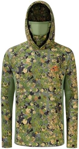 BASSDASH Men's UPF 50+ Camo Long Sleeve Hunting Fishing Hoodie Shirt - Image 6