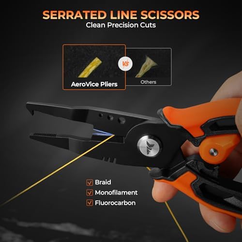 KastKing AeroVice 7.5” Fishing Pliers, Saltwater Resistant Fishing Gear - Image 3