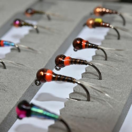 24/36/50/66 Premium Hand Tied Fly Fishing Flies Assortment | Waterproof Fly Boxes | Dry, Wet, Nymphs, Streamers, Wooly Buggers, Terrestrials | Trout, Bass Lure Set, Kit, Gift - Image 6