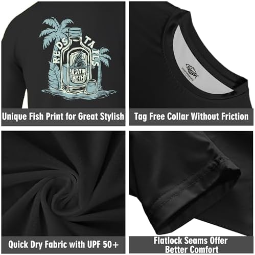 Palmyth Fishing Shirts for Men Long Sleeve UPF 50+ T Shirt Sun Protection - Image 6