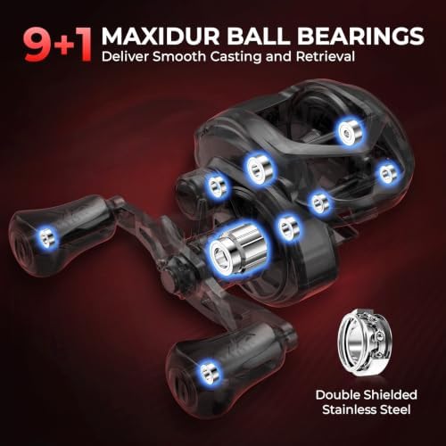 KastKing Royale Legend Max 300 Baitcasting Fishing Reels, 6.1:1 Gear Ratio - Image 6