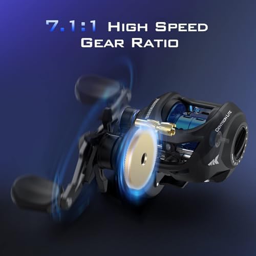 KastKing Centron Lite Baitcasting Fishing Reels with 7.1:1 Gear Ratio - Image 4
