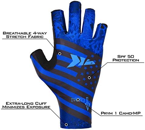 KastKing Sol Armis UPF50+ Fingerless Fishing Gloves, Men and Women - Image 2
