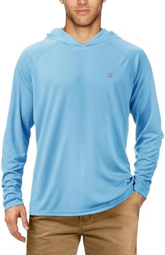 Roadbox Mens Fishing Sun Hoodie, Long Sleeve UPF 50+ UV Protection Shirts - Image 2