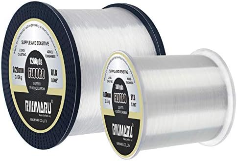 RIKIMARU Fluoro Fishing Line, 100% Soft Fluorocarbon Coated Fishing Line - Image 3