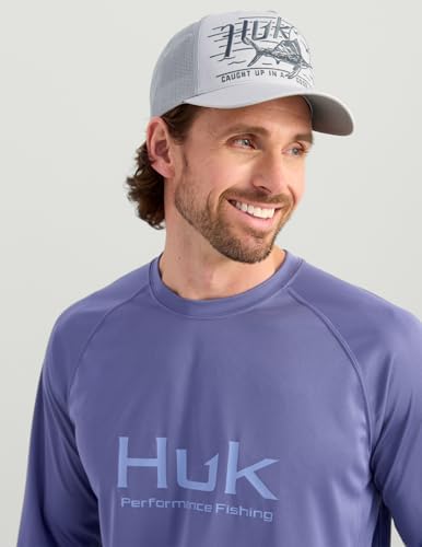 HUK Men's Pursuit Vented Long Sleeve Fishing Shirt (+30 UPF) - Image 2