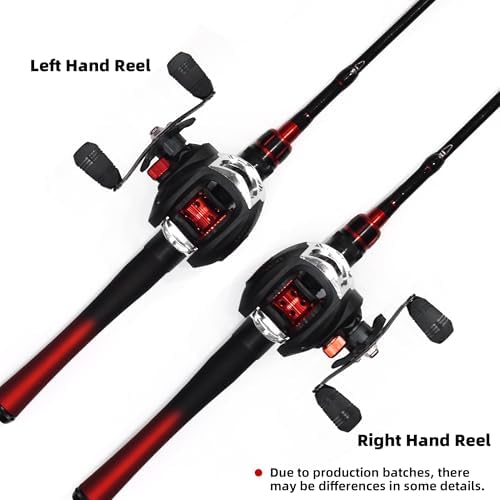 Kilitn Fishing Rod and Reel Combo, Baitcasting Combo Baitcast Reel 5 Foot Durable Fiberglass Telescopic Rod with Fishing Line Full Kits Comfortable Handle - Image 6
