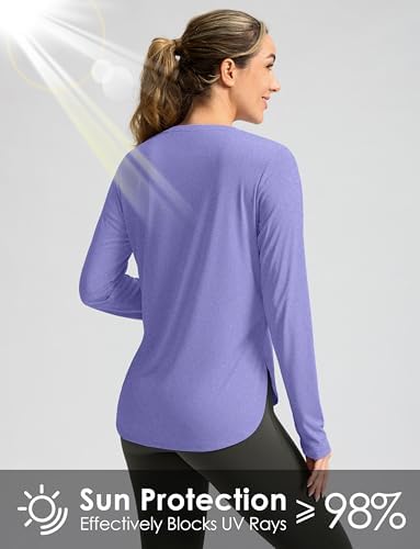 G Gradual Women's Sun Shirts UPF 50+ Long Sleeve Workout Hiking Tops - Image 5