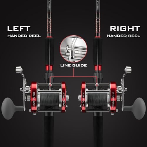 KastKing Rover Round Baitcasting Fishing Reels, Perfect Reel for Catfish - Image 3