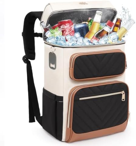 Backpack Cooler Insulated Leakproof, Soft Cooler Backpack for Beach by AMNOW