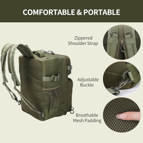 Fishing Backpack with Rod Holder, Fishing Tackle Bag - Image 6