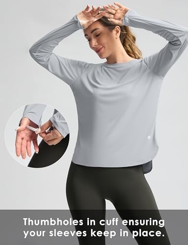 G Gradual Women's Sun Shirts UPF 50+ Long Sleeve Workout Hiking Tops - Image 6