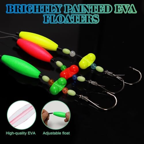 Catfish Float Rigs, 6/0 or 8/0 Circle Hooks, 3 or 6 Pack - Image 4