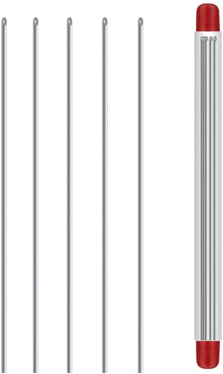 10 Pcs Stainless Steel Fishing Rigging Needle Hollow Earthworm Hook Worm Baiting Driller Tools Earthworm Baiting for Carp, Bait Rig Tool - Image 2
