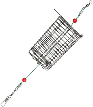 10pcs Fishing Bait Trap Cage Feeder, Baits Cage Basket Holder Coarse Lure Feeder Fishing Tackle Kit by UperUper