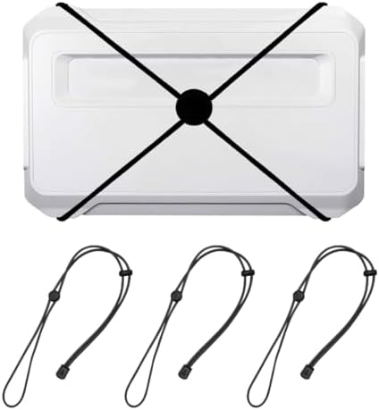 Fishing Graph Cover Straps, Adjustable Fish Finder Bungee for Up to 18 inch by Unknown