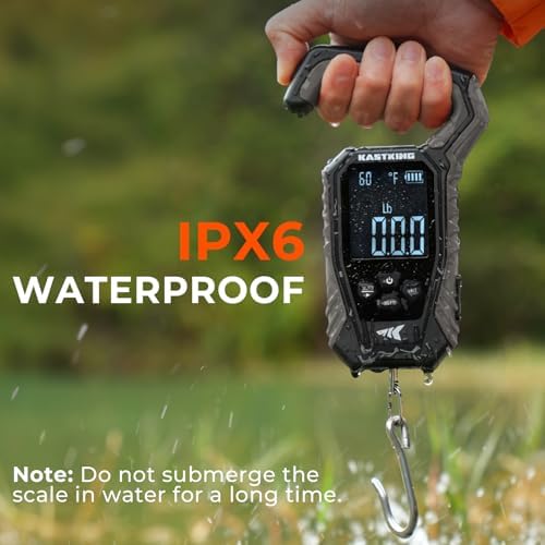 KastKing Weighmaster Digital Fish Scale with Lip Gripper, Black - Image 5