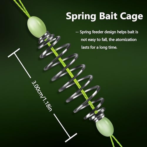 Dyxssm Drum Spring Feeder Fishing Hooks, Carp Bait Traps Fishing Hook - Image 3