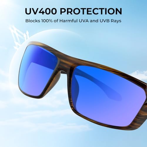 KastKing Huzzah Polarized Sport Sunglasses for Men and Women, Wrap Design - Image 4