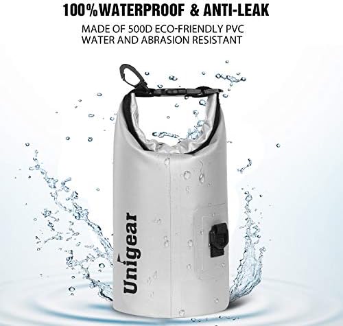 Unigear Floating Waterproof Dry Bag for Kayaking, 2L/5L/10L/20L/30L/40L - Image 2