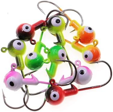 Fishing Lures Jig Heads,Ball Heads 1/32oz-1oz,Sharp Fishing Hooks for Freshwater or Saltwater - Image 6